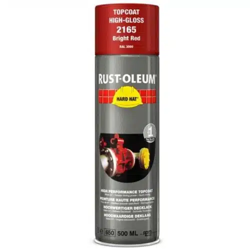 Rust-Oleum Hard Hat Deklaag Helder Rood 2165 - RAL 3000