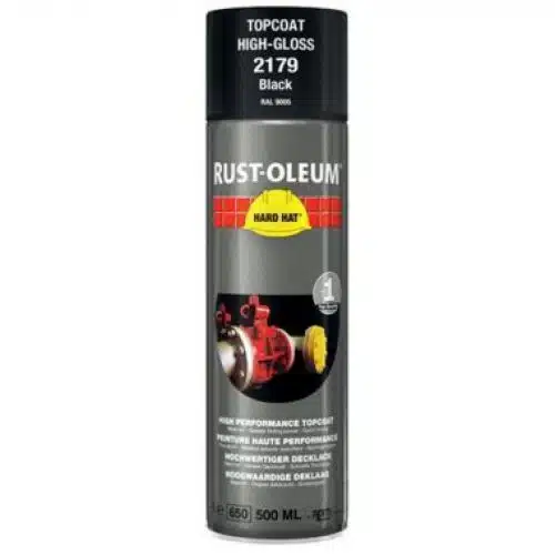 Rust-Oleum Hard Hat Deklaag  Zwart 2179 - RAL 9005