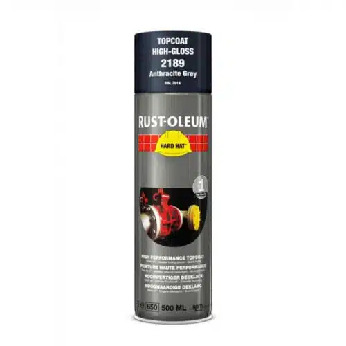 Rust-Oleum Hard Hat Deklaag Antraciet Grijs 2189 - RAL 7016