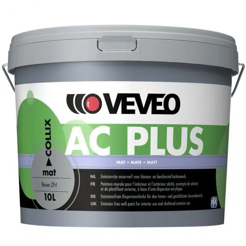 Veveo Collix AC Plus Mat - 10 Liter - Kleur uit Wit