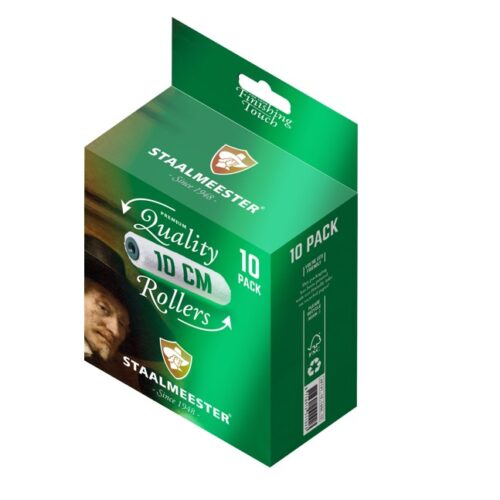 Staalmeester Microvilt Miniroller 10 Cm - 10 Stuks