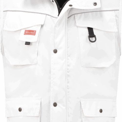 2142 Bodywarmer Beaver Wit S