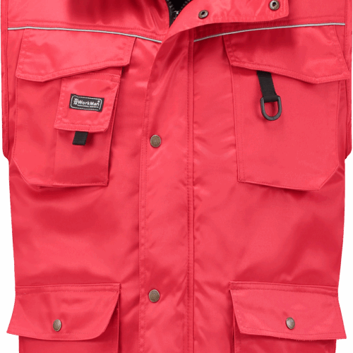 2144 Bodywarmer Beaver Rood S