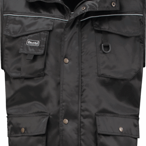2145 Bodywarmer Beaver Zwart S