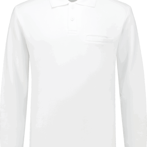 2301 Polosweater Outfitters Wit met Borstzak S