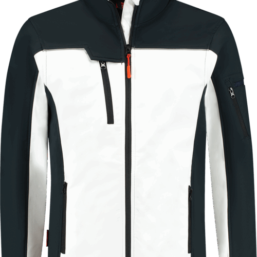 2501 Softshell Jacket Summer Wit / Navy S