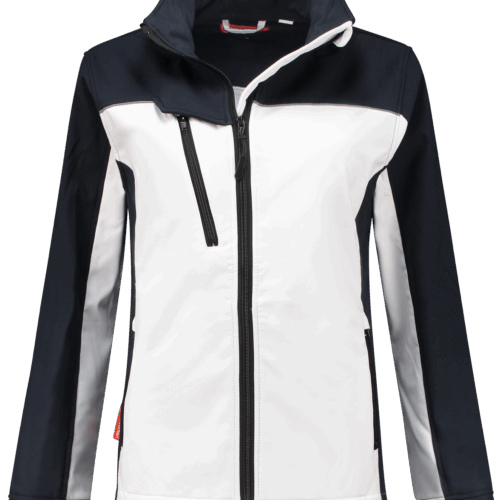 25011 Softshell Ladies Wit / Navy S