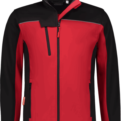 2503 Softshell Jacket Summer Rood / Zwart S