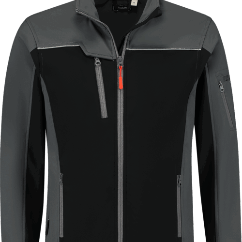 2506 Softshell Jacket Summer Zwart / Grijs S