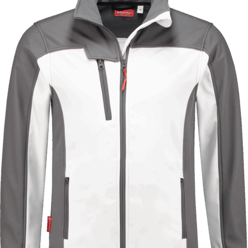 2508 Softshell Jacket Summer Wit / Grijs S