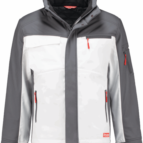 2518 Softshell Jacket Winter Wit / Grijs XS