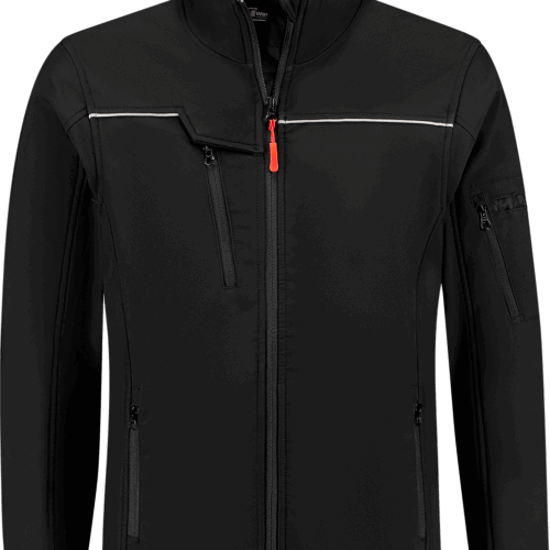 2526 Softshell Jacket Zwart S