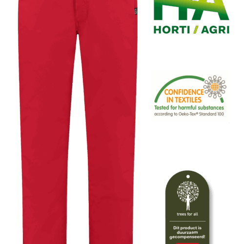 5035 Horti/Agri Trousers Red (26/30)mt-40