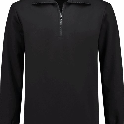 7706 Zipper Sweater Zwart XS