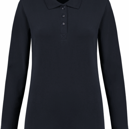 81023 Poloshirt Longsleeve Ladies Navy XS