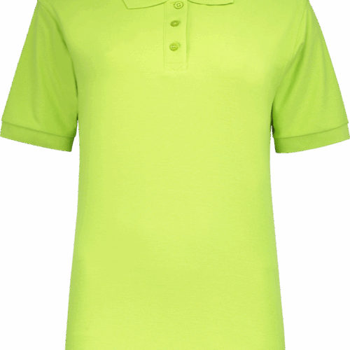 81191 Poloshirt Ladies Lime Green XS