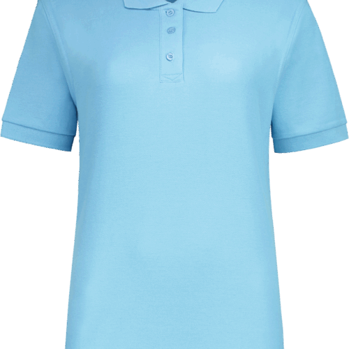 81221 Poloshirt Ladies Sky Blue XS