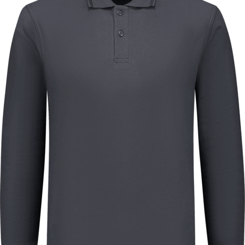 81742 Poloshirt Outfitters Longsleeve Graphite XS