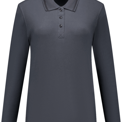 81743 Poloshirt Longsleeve Ladies Graphite XS