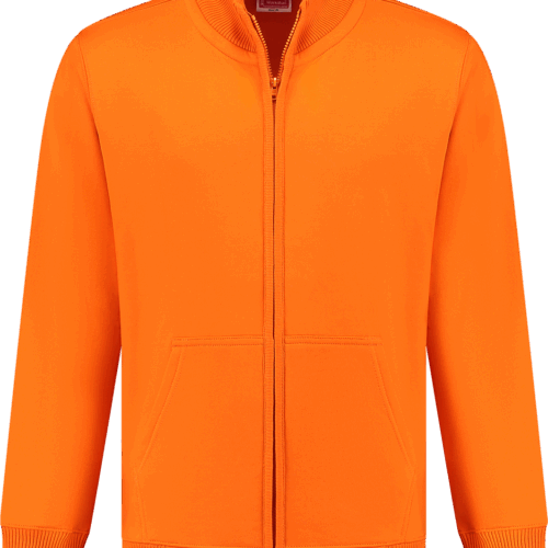 8509 Sweatvest Uni Oranje S