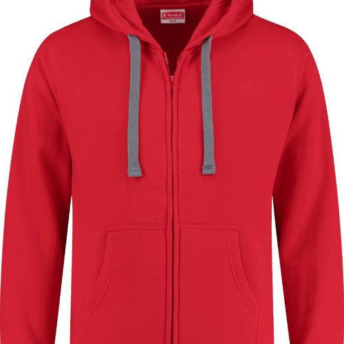 8603 Outfitters Hooded Sweatvest Rood XS