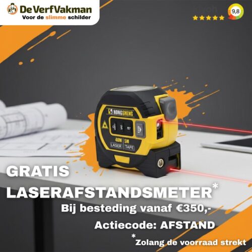 3-in-1 Laser Rolmaat - 40 Mtr // GRATIS bij bestelling boven € 350,-.