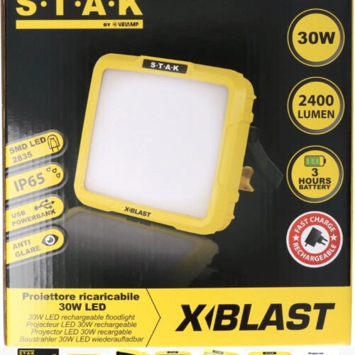 X-BLAST 30W: rechargeable LED zone light 2400 lm